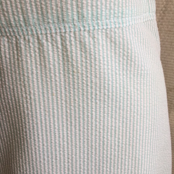 SOLD Cynthia Rowley Seersucker Striped Sundress VTG 90s - Picture 5 of 7